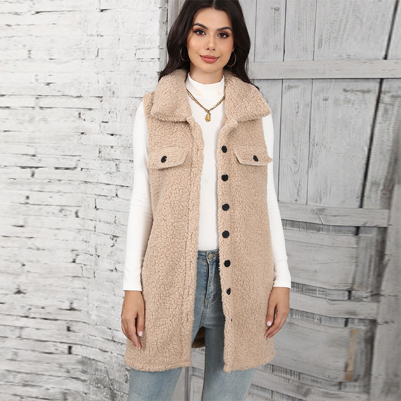 Winter Clothing On Sale - 여성용 양털 조끼 클래식 스타일 저렴한