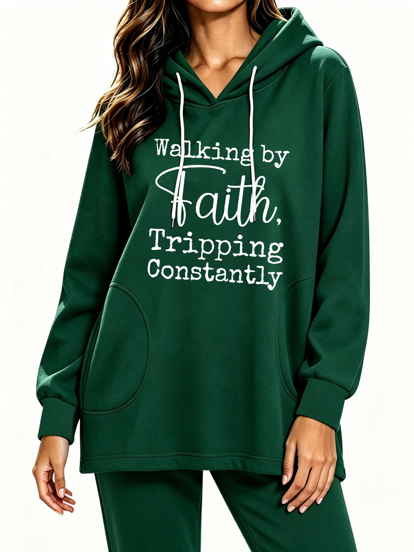 Winter Clothing Quotes - 재미있는 신념 문구가 새겨진 흰색 영어
