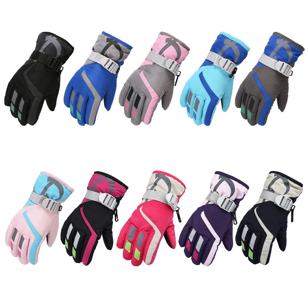 Waterproof Mitten Ski - 남아 여아 스키 스노우보드 방풍 장갑,