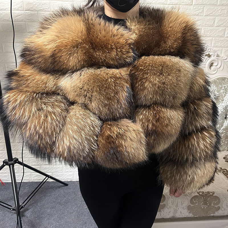 플러스 사이즈 탑스 브라운 퍼 마오마오콩 비만 여성용  - Winter Clothing Equipment 리뷰 및 가격
