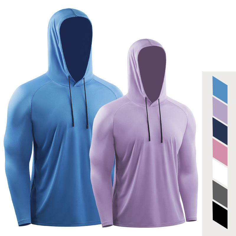 남성용 태양 보호 의류 후드 긴팔 피트니스 스포츠 야외 - Winter Sun Clothing 리뷰 및 가격