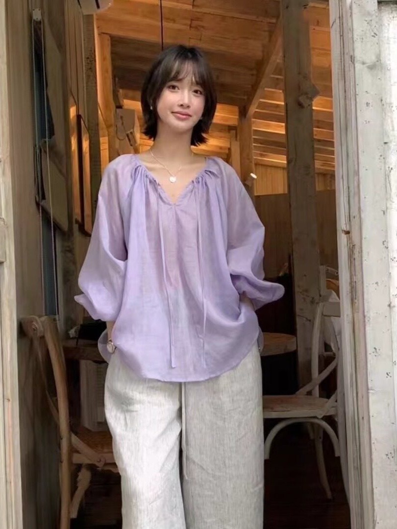 한국 스타일 얇은 긴팔 셔츠 자외선 차단 탑 고급 한국 - Winter Sun Clothing 리뷰 및 가격