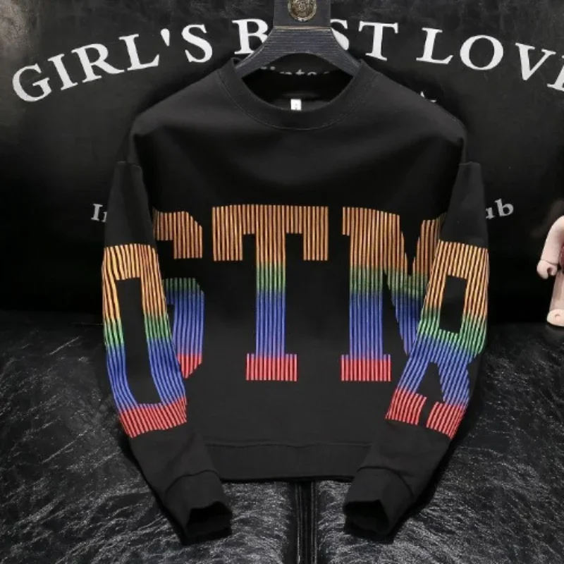 남성 의류 스웨트셔츠 탑 에스테틱 티셔츠 남성용 풀오버 - Winter Clothing Quotes 리뷰 및 가격