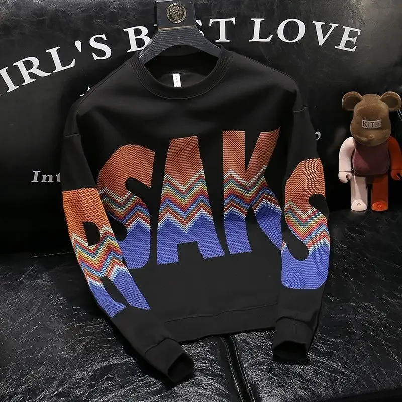 남성 의류 스웨트셔츠 탑 에스테틱 티셔츠 남성용 풀오버 - Winter Clothing Quotes 리뷰 및 가격