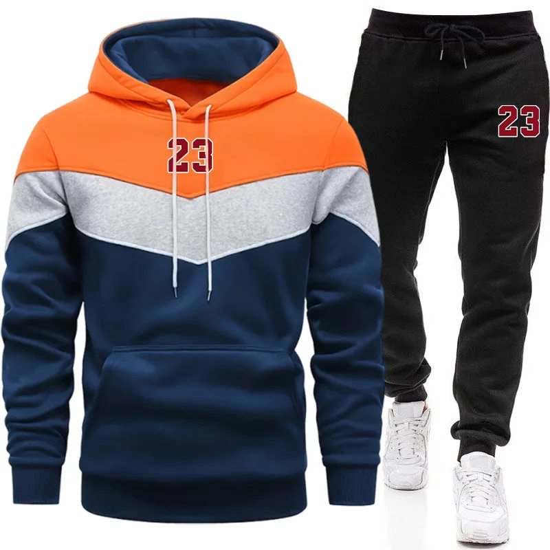 남성용 새 트랙슈트 캐주얼 후드 스웨트셔츠 가을 겨울  - Winter Clothing Equipment 리뷰 및 가격