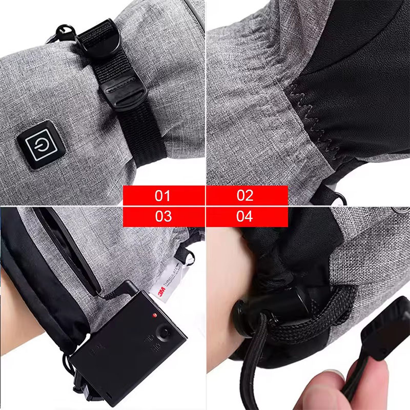 면 난방 겨울 장갑 전기 열 손 따뜻하게 방수 스노우  - Waterproof Mitten Ski 리뷰 및 가격