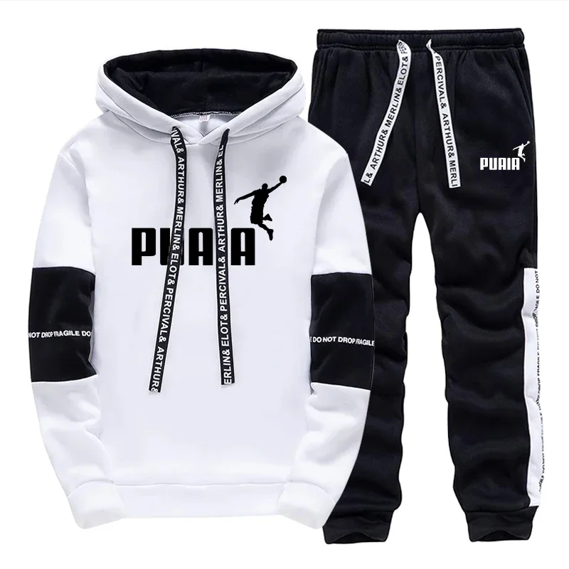 핫세일 남성 트레이닝복 프린트 캐주얼 스웨트셔츠 스포츠 - Winter Clothing Equipment 리뷰 및 가격
