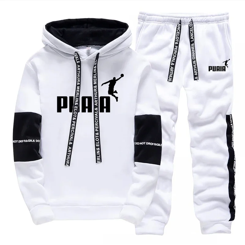 핫세일 남성 트레이닝복 프린트 캐주얼 스웨트셔츠 스포츠 - Winter Clothing Equipment 리뷰 및 가격