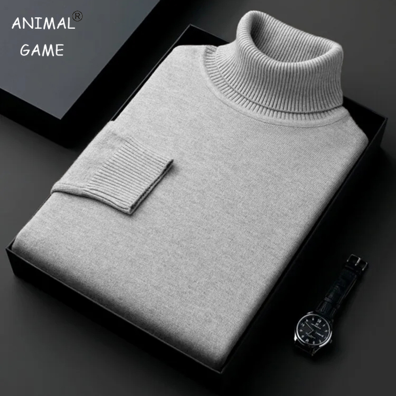 남성용 안티 필링 하이 퀄리티 니트 터틀넥 스웨터, 슬 - Winter Clothing Game 리뷰 및 가격