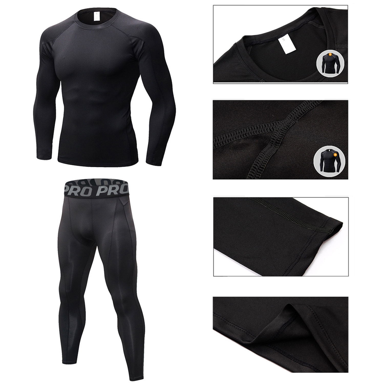 남성용 운동 압축 세트, 따뜻한 보온 베이스레이어, 상 - Thermal Base Layer 리뷰 및 가격