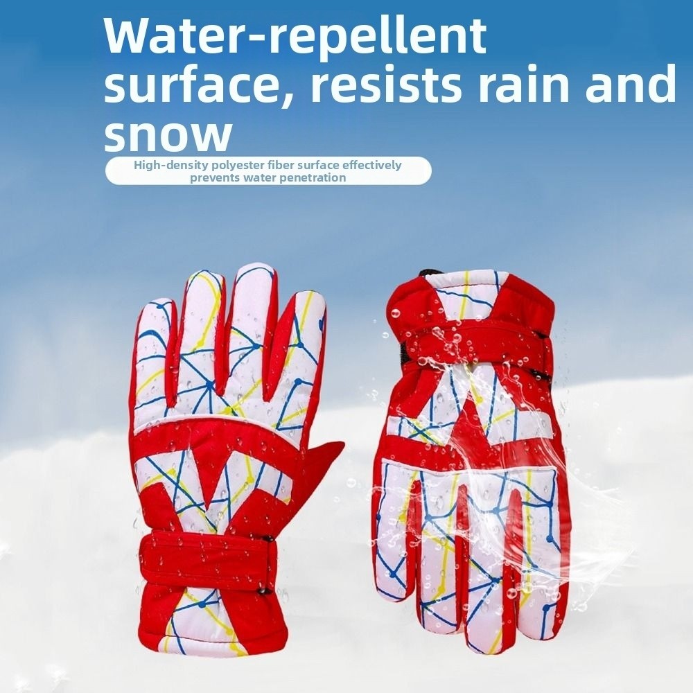 방수 어린이 스노우 장갑 두꺼운 방풍 겨울 스노우보드  - Waterproof Mitten Ski 리뷰 및 가격