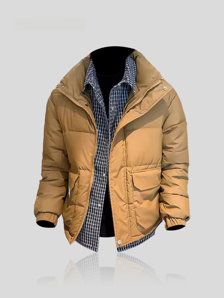 두꺼운 다운 코튼 재킷 남성 캐주얼 패치워크 겨울 작업 - Winter Sun Clothing 리뷰 및 가격