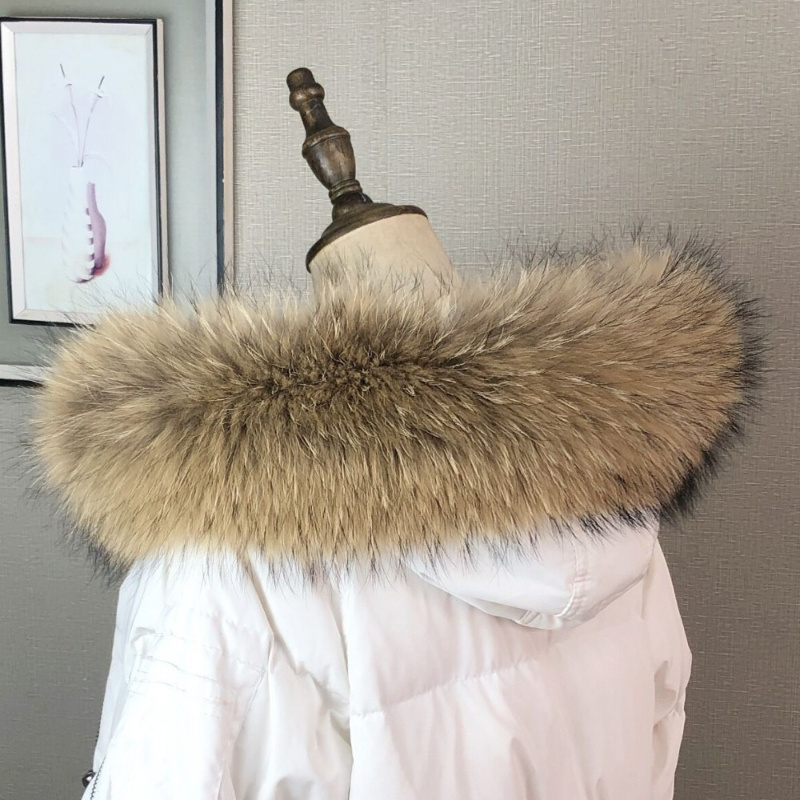 코트 파카 여성용 리얼 모피 칼라 자켓 용 겨울 천연  - Winter Clothing Equipment 리뷰 및 가격