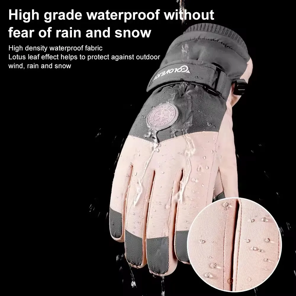 방수 스키 장갑 여성 겨울 터치 스크린 스노우 장갑 양 - Waterproof Mitten Ski 리뷰 및 가격