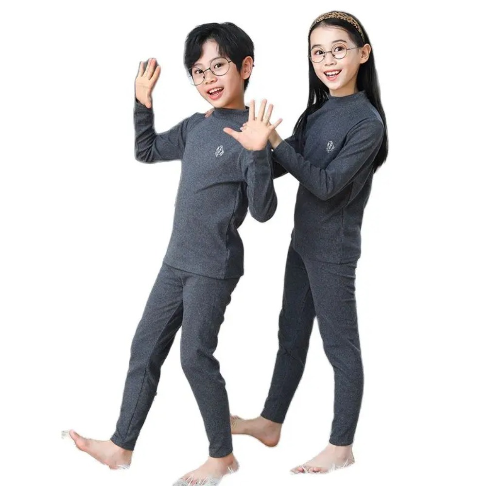 어린이용 중간 길이 칼라 보온 내의 세트 - 양면 기모 - Thermal Base Layer 리뷰 및 가격