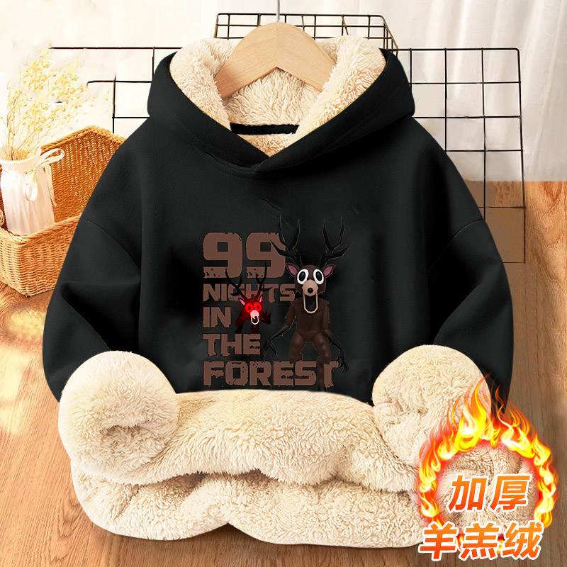 숲속의 99 밤 어린이 후드티 애니메이션 두꺼운 후드티 - Winter Clothing Game 리뷰 및 가격