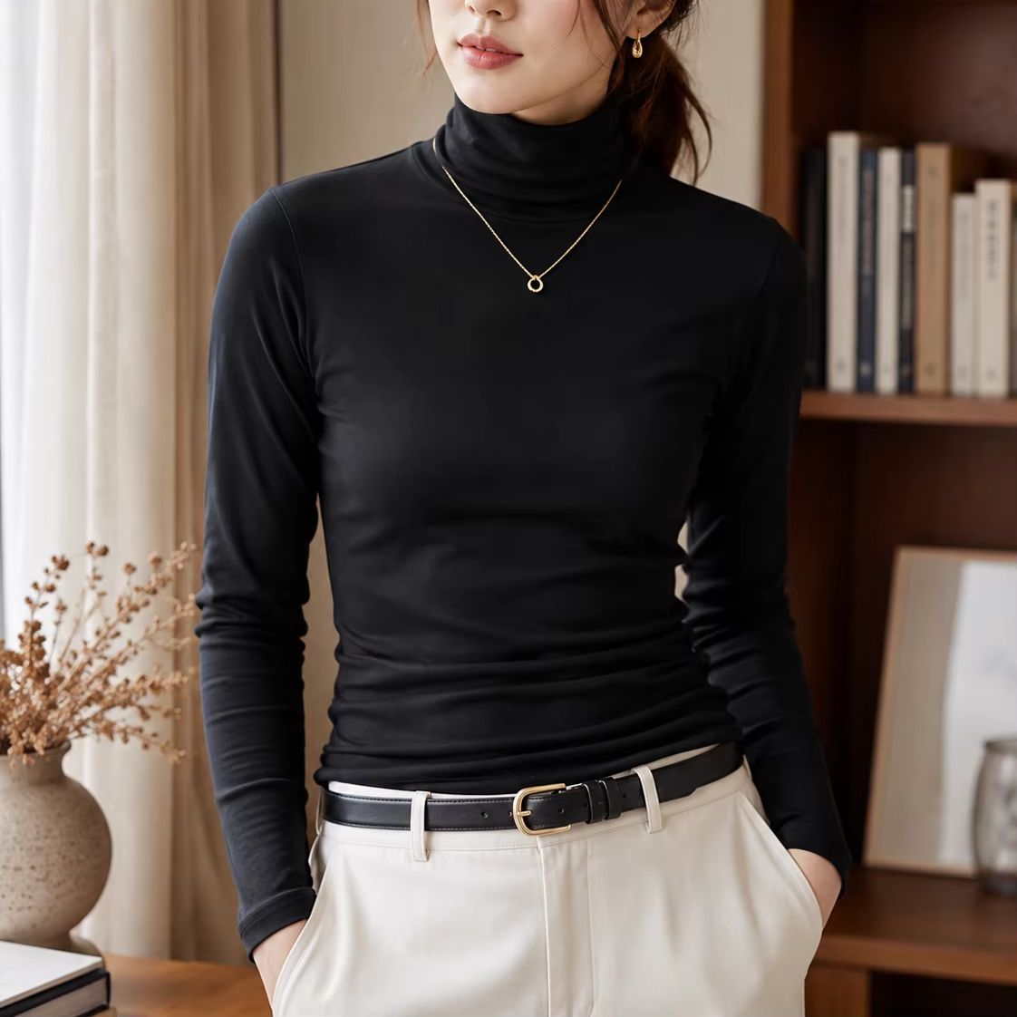 2026 여성용 보온 터틀넥 셔츠 가을 겨울 따뜻하고  - Thermal Base Layer 리뷰 및 가격