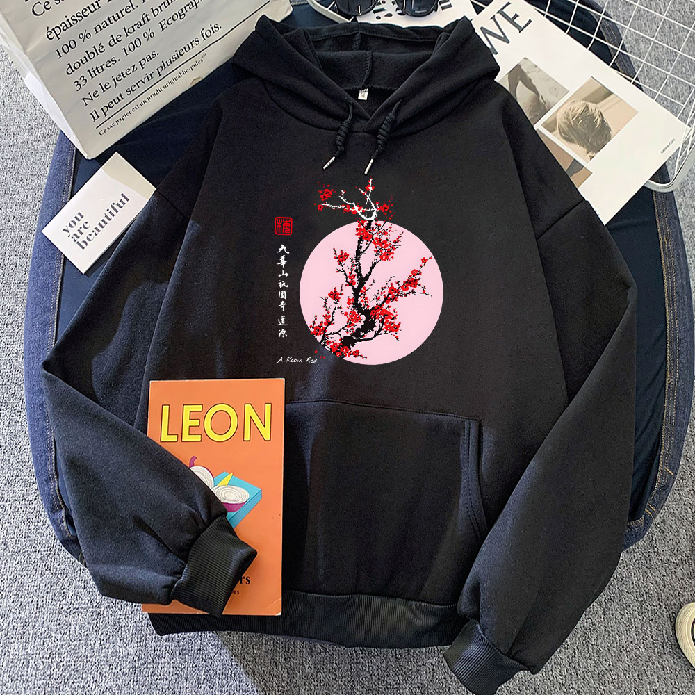 일본 꽃 사쿠라 인쇄 후드 캐주얼 겨울 양털 후드 풀오 - Winter Clothing Yellowknife 리뷰 및 가격