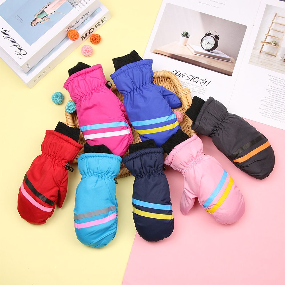 새로운 어린이 어린이 겨울 눈 따뜻한 장갑 소년 소녀  - Waterproof Mitten Ski 리뷰 및 가격
